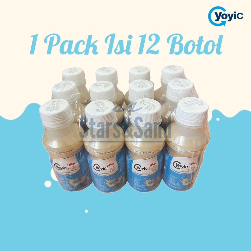 

YoyiC - Susu Probiotik - 1 Pack Isi 12 Botol - Ukuran 130 ml / Botol