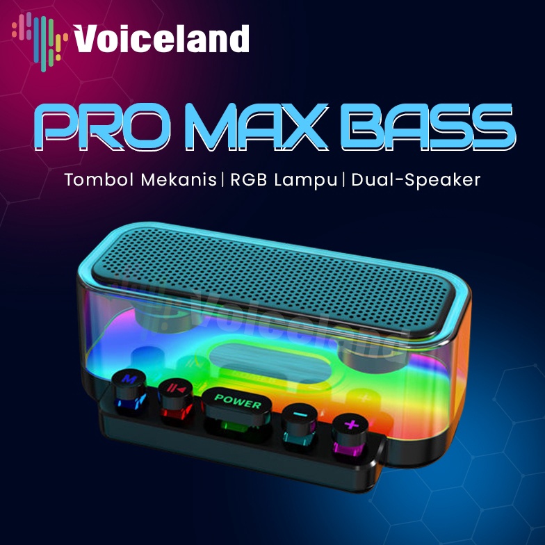 KODE I45P PRO MAX BASSSpeaker Bluetooth Soundbar Super Bass JBL Original 2 Speaker Wireless RGB Tomb