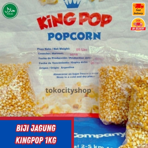 

Biji Jagung / Biji Jagung Popcorn King Pop 1KG / Halal