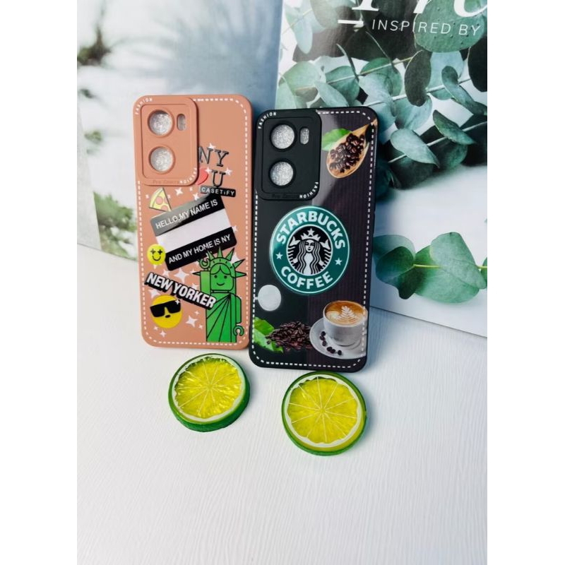 Softcase Pro Camera starbucks Case vivo y35