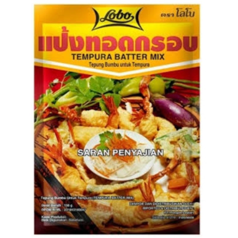 

Lobo Tempura Batter Mix 150Gr Tepung bumbu