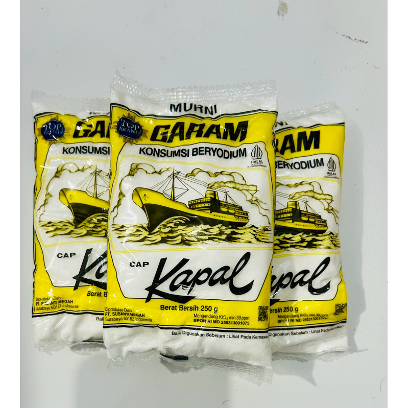 

Garam Kapal Beryodium 250gr