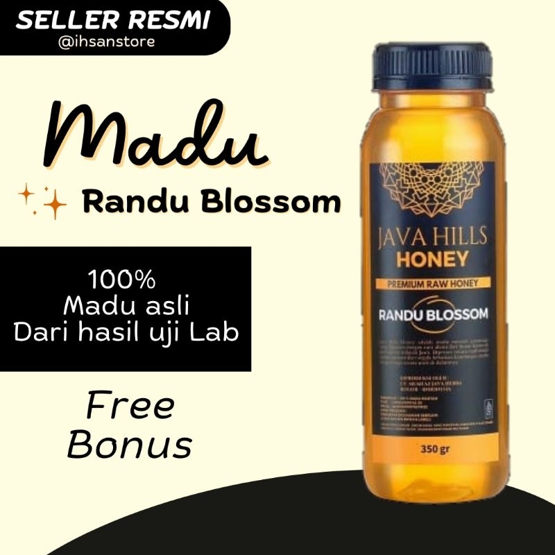

TEGAL MADU RANDU BLOSSOM 330GR PREMIUM JAVA HILLS RAW HONEY
