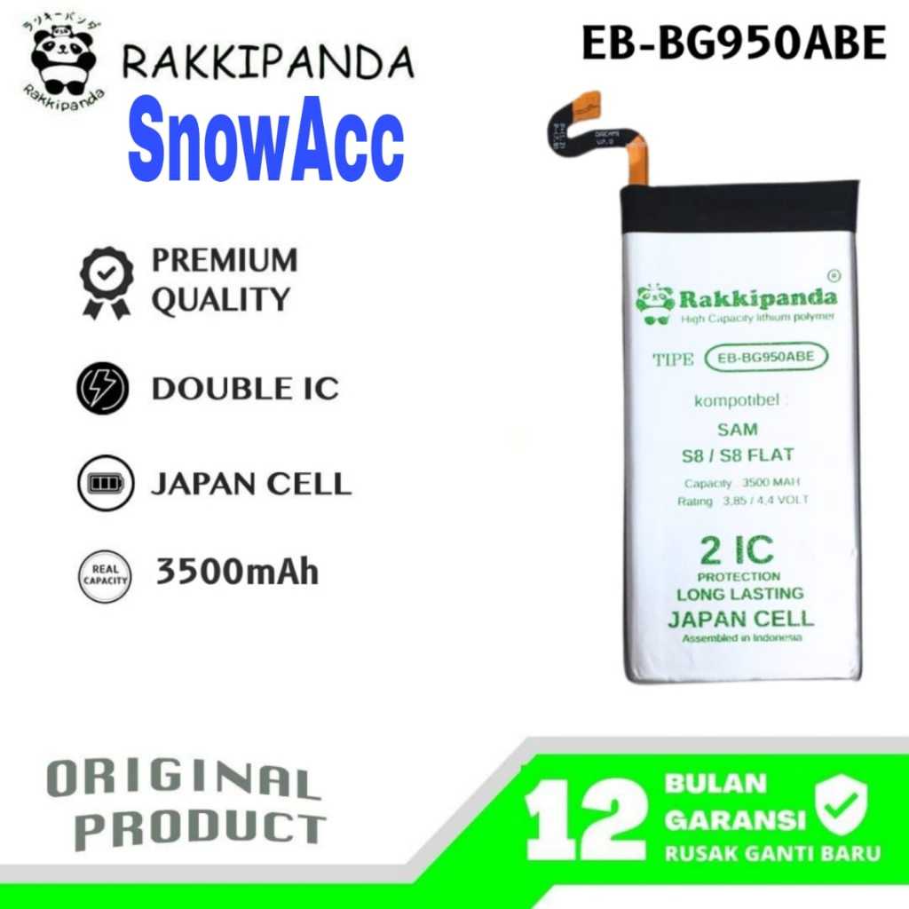 Rakkipanda Baterai Samsung S8 Battery Samsung S8 ( EB-BG950ABE )