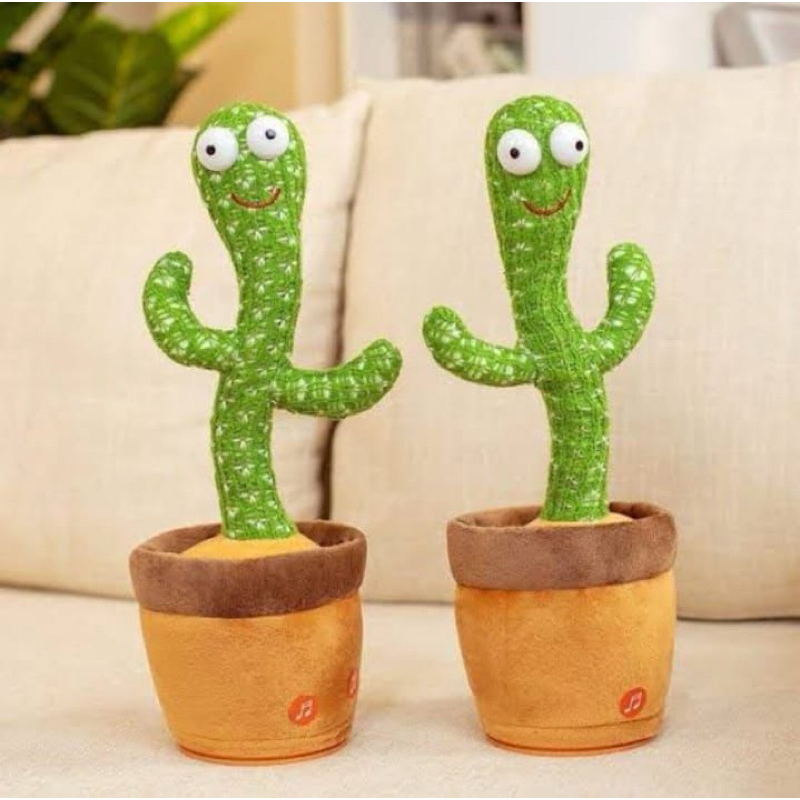 [SO-281] Mainan Anak Kaktus Bergoyang Dancing Cactus Boneka Kaktus Goyang