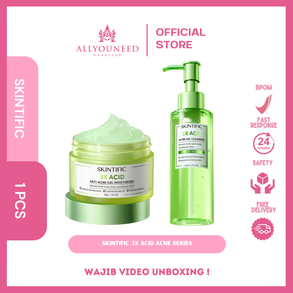 SKINTIFIC 3X Acid Anti Acne Series