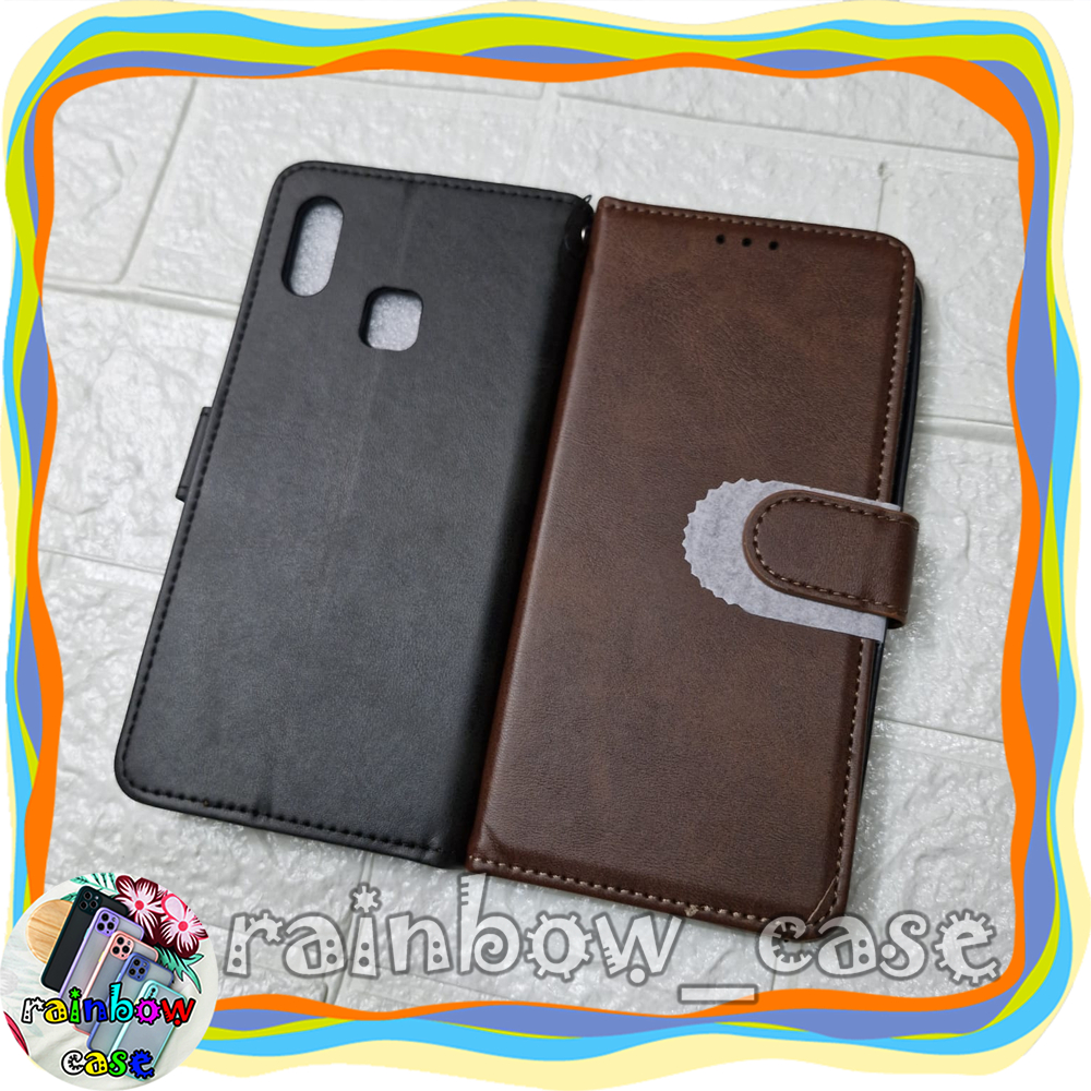 VIVO V9 / Y85 CASE FLIP LEATHER DOMPET LIPAT