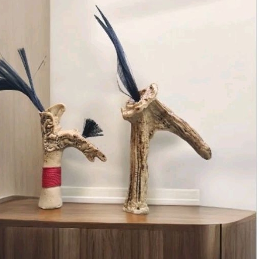 Gagang Mandau  Motif Tanduk