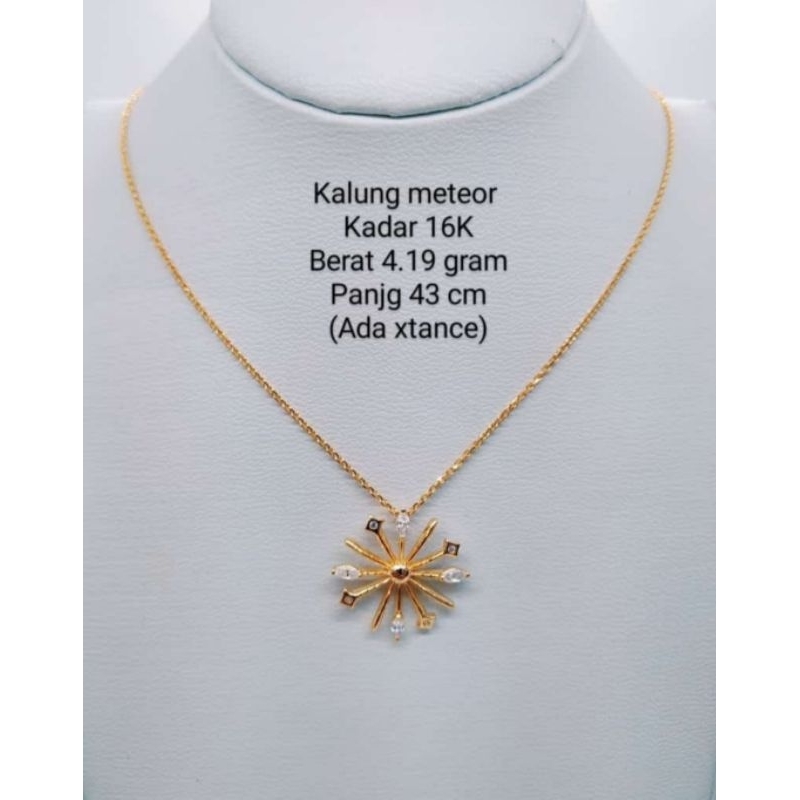 Kalung emas 70 meteor