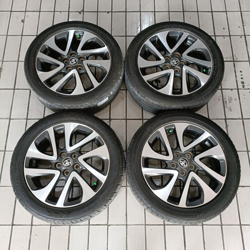 Velg Mobil Second Oem Sienta R16x6 pcd 5x100 + Ban 195 50 R16