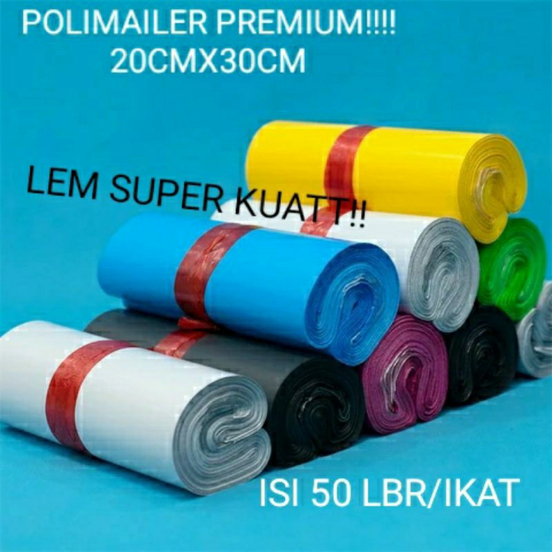 

PLASTIK PACKING POLYMAILER PREMIUM UK 20CMX30CM