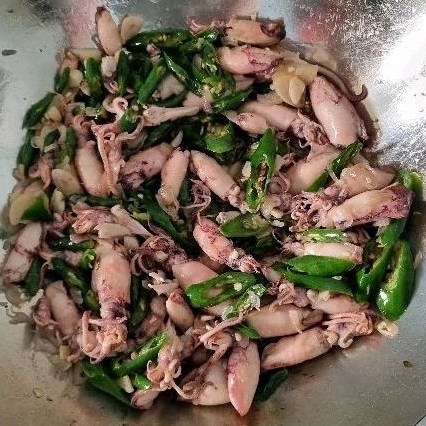 

Cumi Asin Masak Sambal Ijo