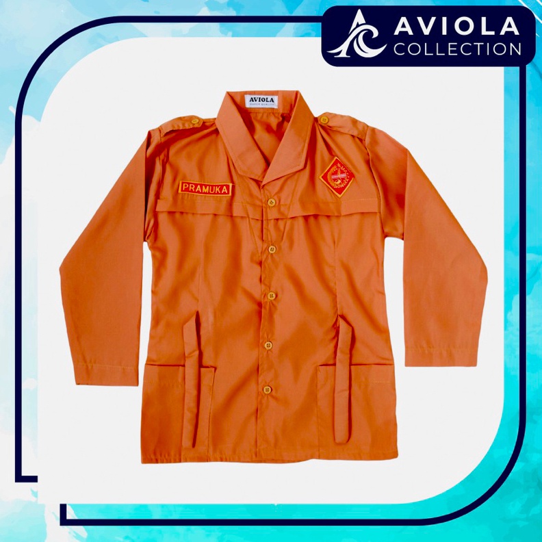 Seragam pramuka Baju SD Cewek Lengan panjang  Baju pramuka SD cewek c V6U5