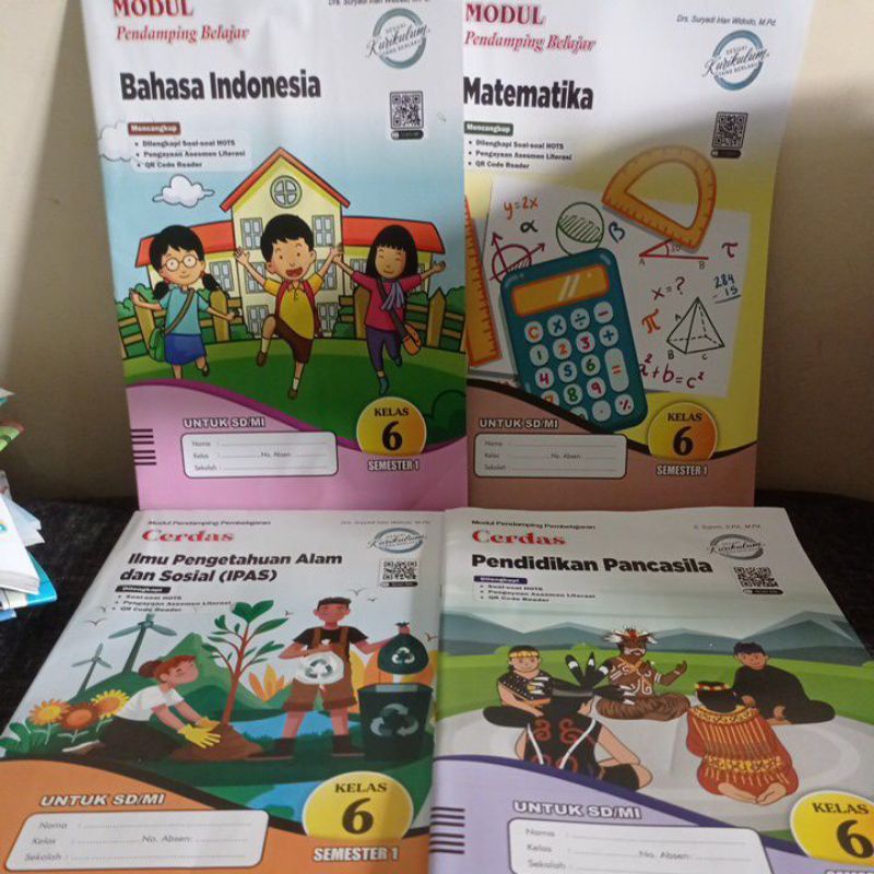 LKS CERDAS SD KELAS 6 SEMESTER 1-GANJIL 2024-2025 KURMER -PUSTAKA GRAFIKA