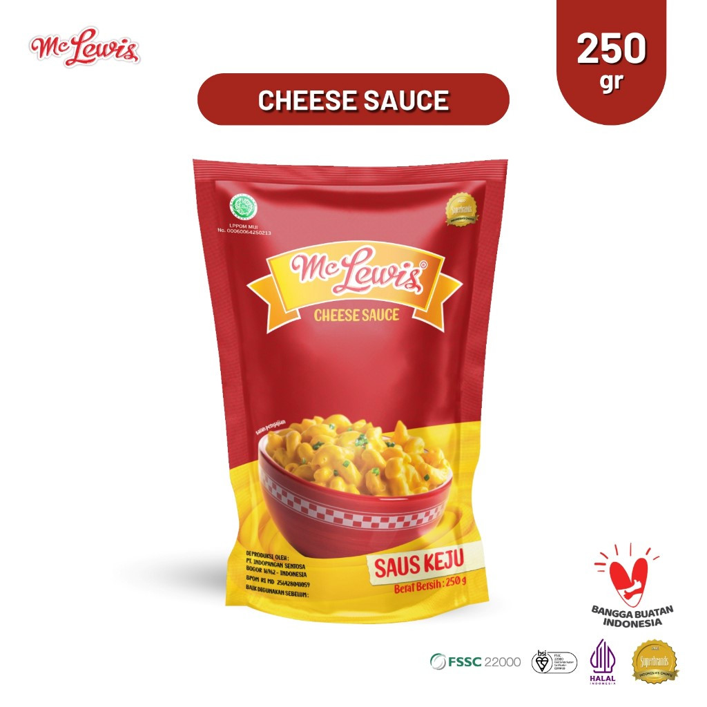 

MC LEWIS CHEESE SAUCE 250GR