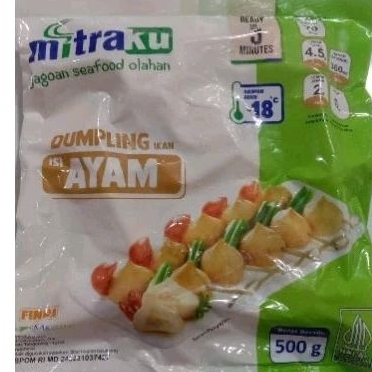 

Mitraku dumpling isi ayam 500 g