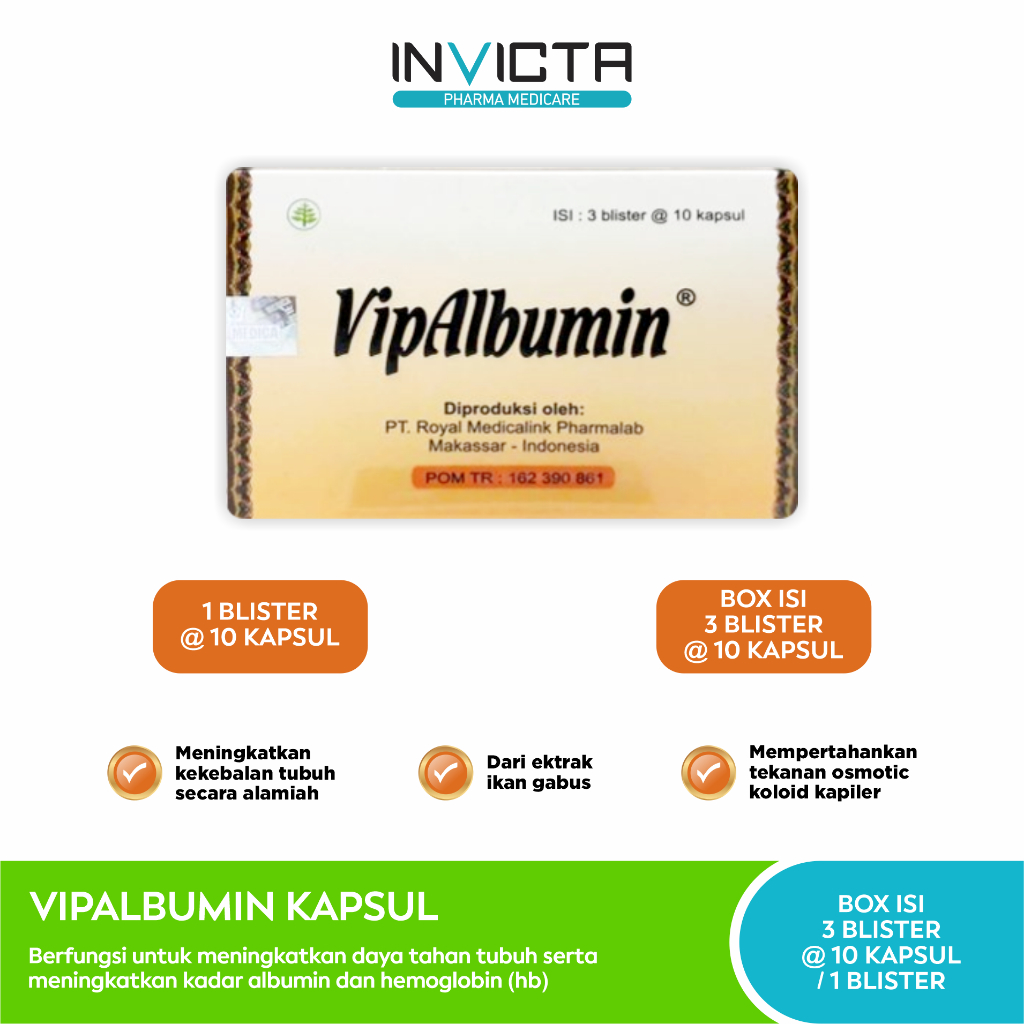 Vipalbumin Kapsul -  Blister /  Box