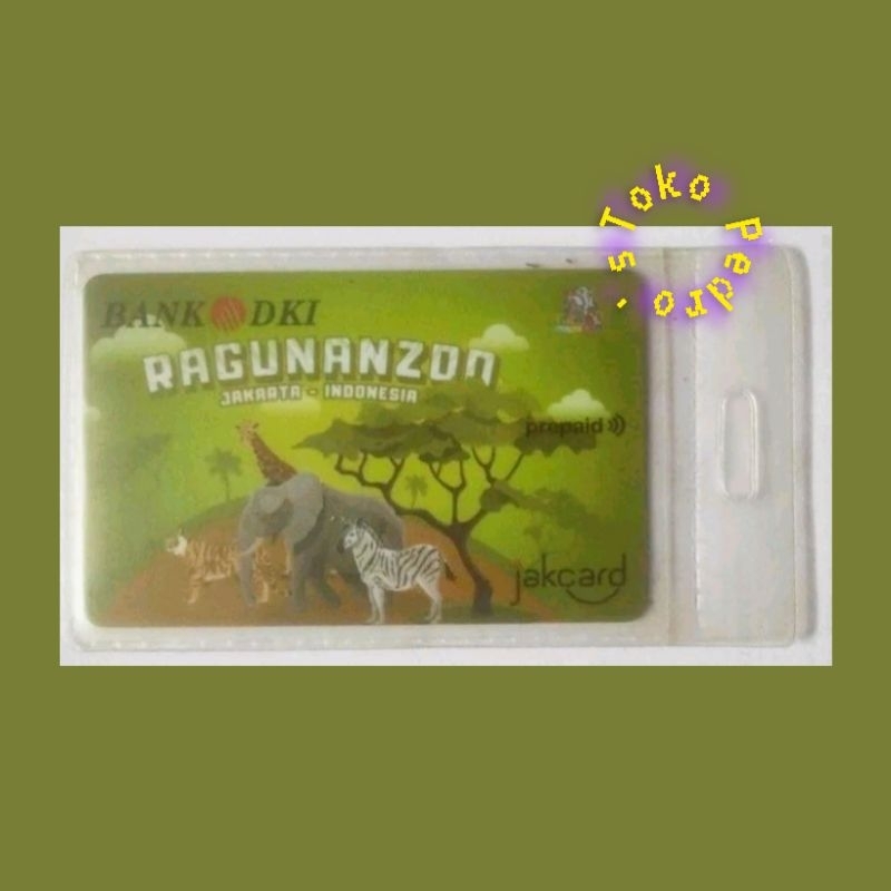 Preloved JakCard RAGUNANZON Kebun Binatang RAGUNAN  / Uang Elektronik / eMoney / Kartu Toll / JakLin