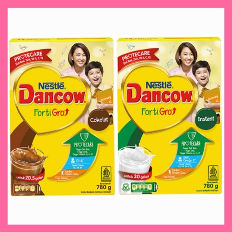 

susu dancow nestle fortigro instan full cream Cokelat 780g