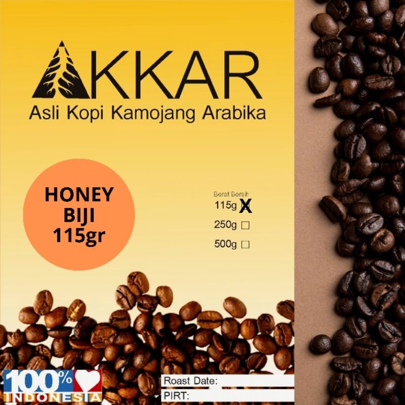 

KOPI BIJI ARABIKA KAMOJANG 115GR HONEY