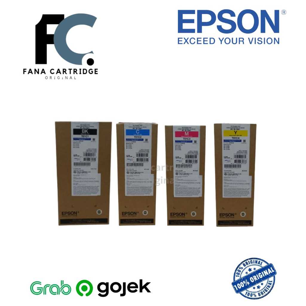 Tinta EPSON T01C Standard Tinta printer Epson WF C579R 579R