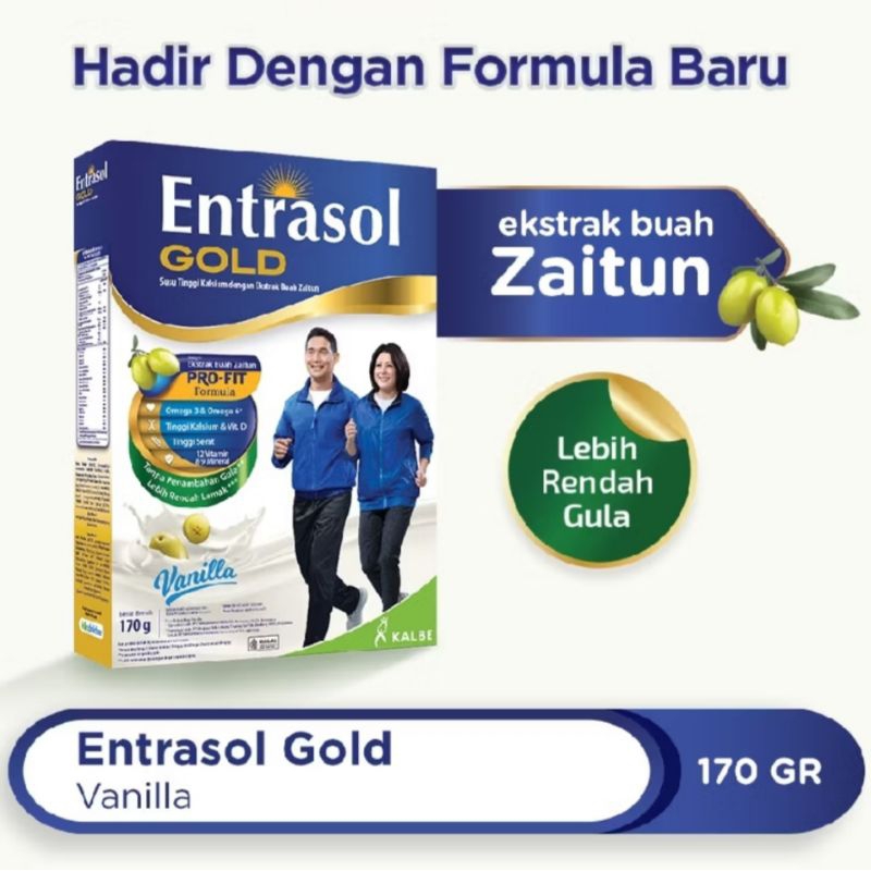 

ENTRASOL GOLD RASA VANILLA 170 GR PER BOX