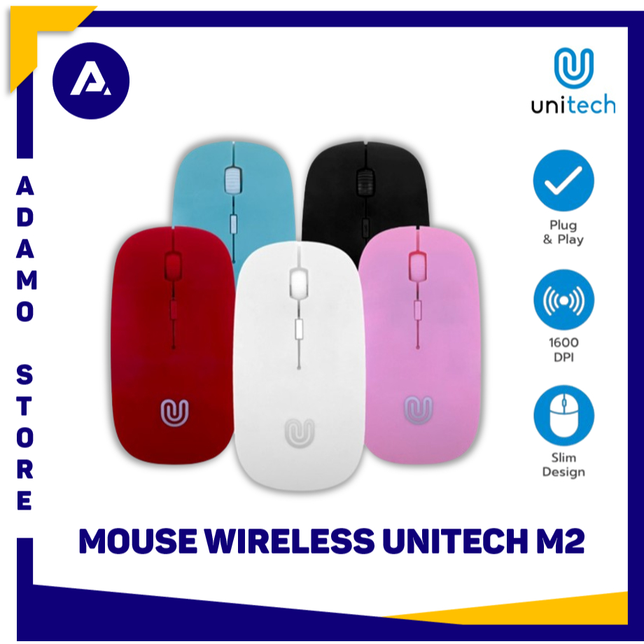 Mouse Wireless Unitech M2 Optical USB Mouse