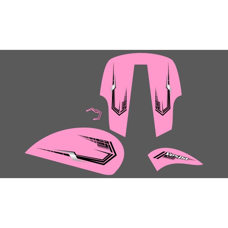 STRIPING STICKER TRANSPARAN LIST VESPA MATIC