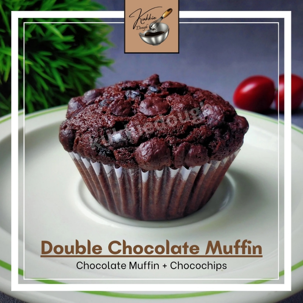 

Double Chocolate Muffin Kue Muffin Cokelat kukkiedough