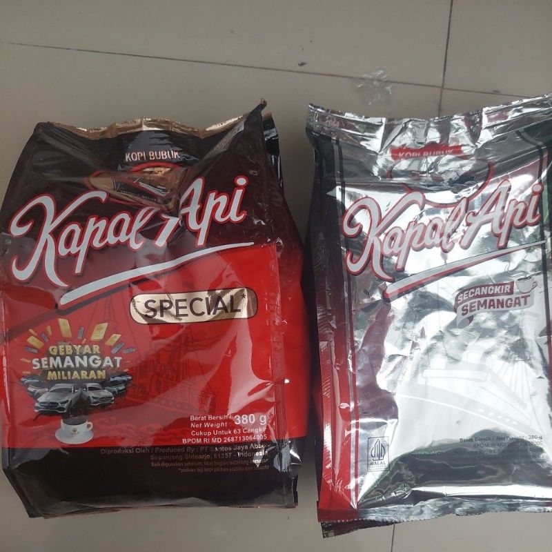 

Kapal Api Jumbo 380gr Kapal Api Spesial Kapal Api Silver Kopi Murah Promo