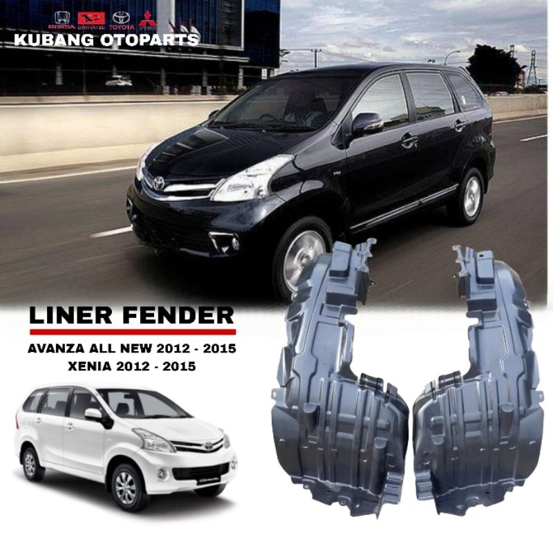 LINER Fender Avanza Xenia 2012 - 2015 | Liner Fender Avanza All new Original Baru