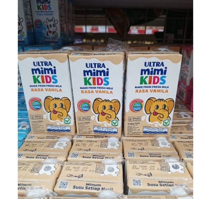 

Ultra Mimi susu UHT kemasan Dus 125 ml