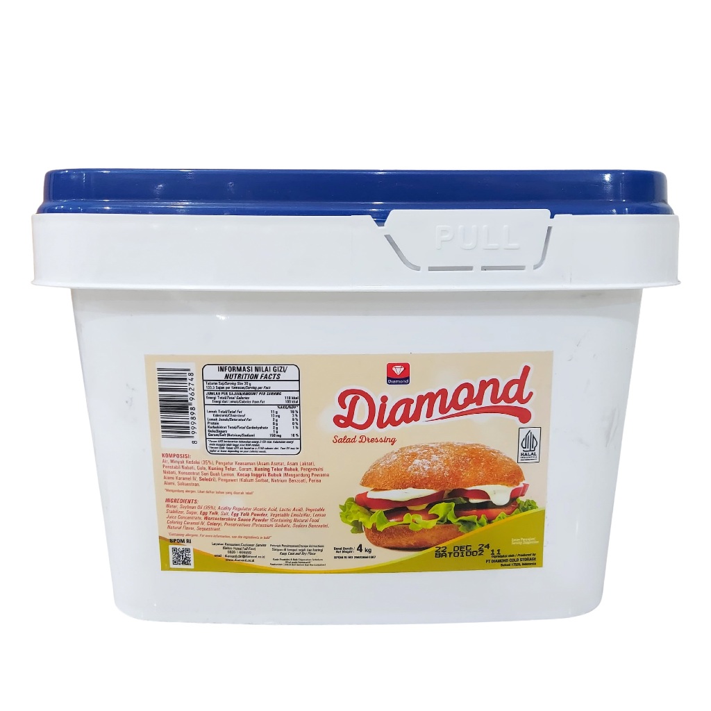 

Diamond Mayonaise Salad Dressing 4 Kg