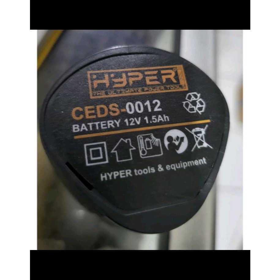 BATERAI BOR CORDLESS DRILL NRT EDON MODEREN 12V