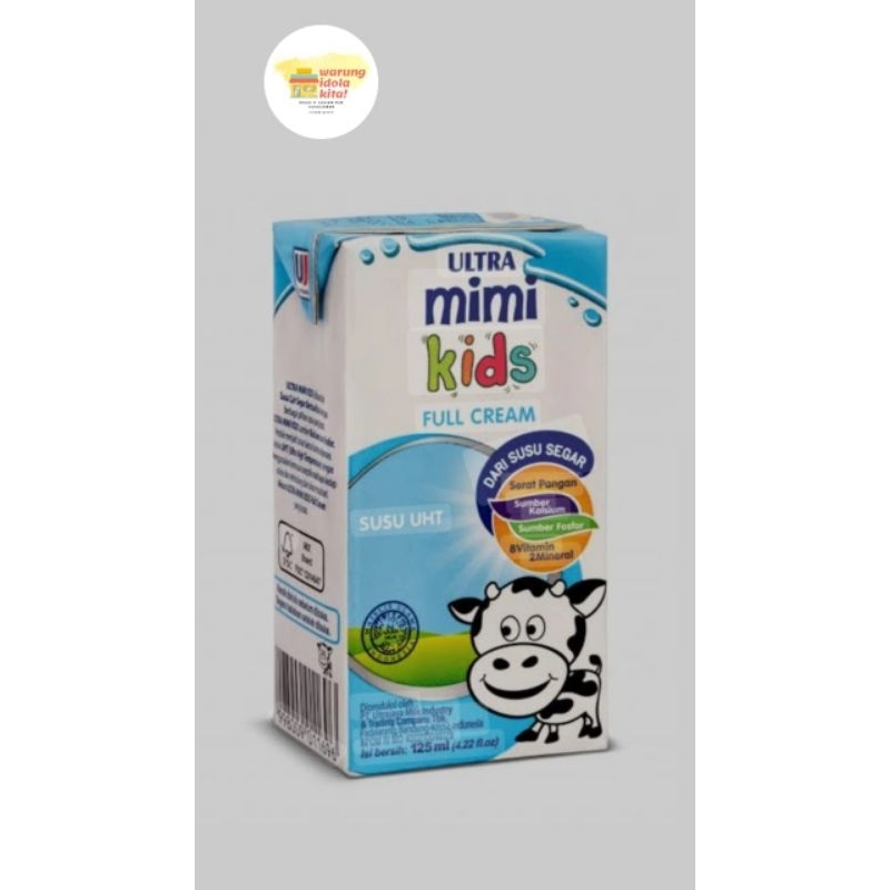 

Ultra mimi kids full cream ukuran 125ml 1dus isi 40 pcs ( khusus gojek / grab )