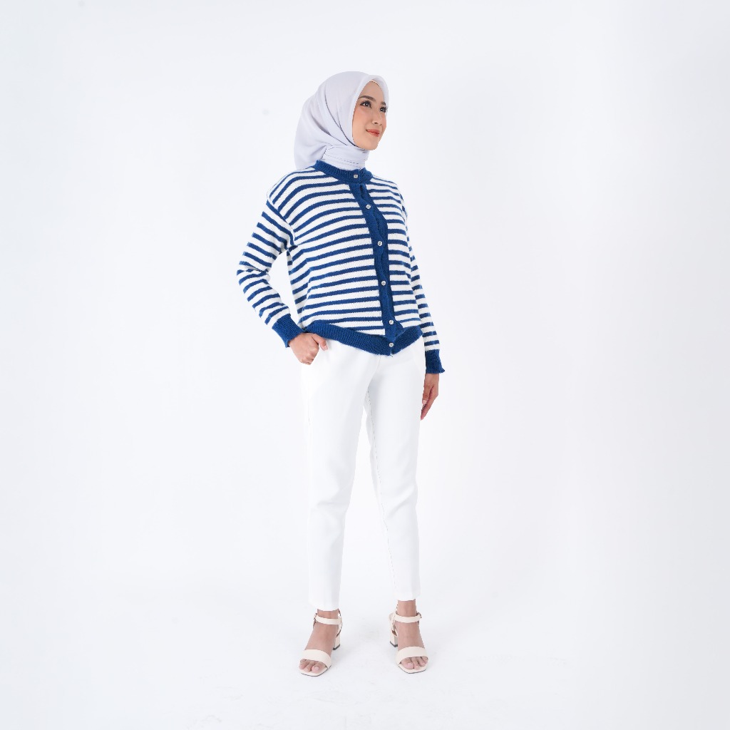 Karita - Cardigan Rajut Salur Haura