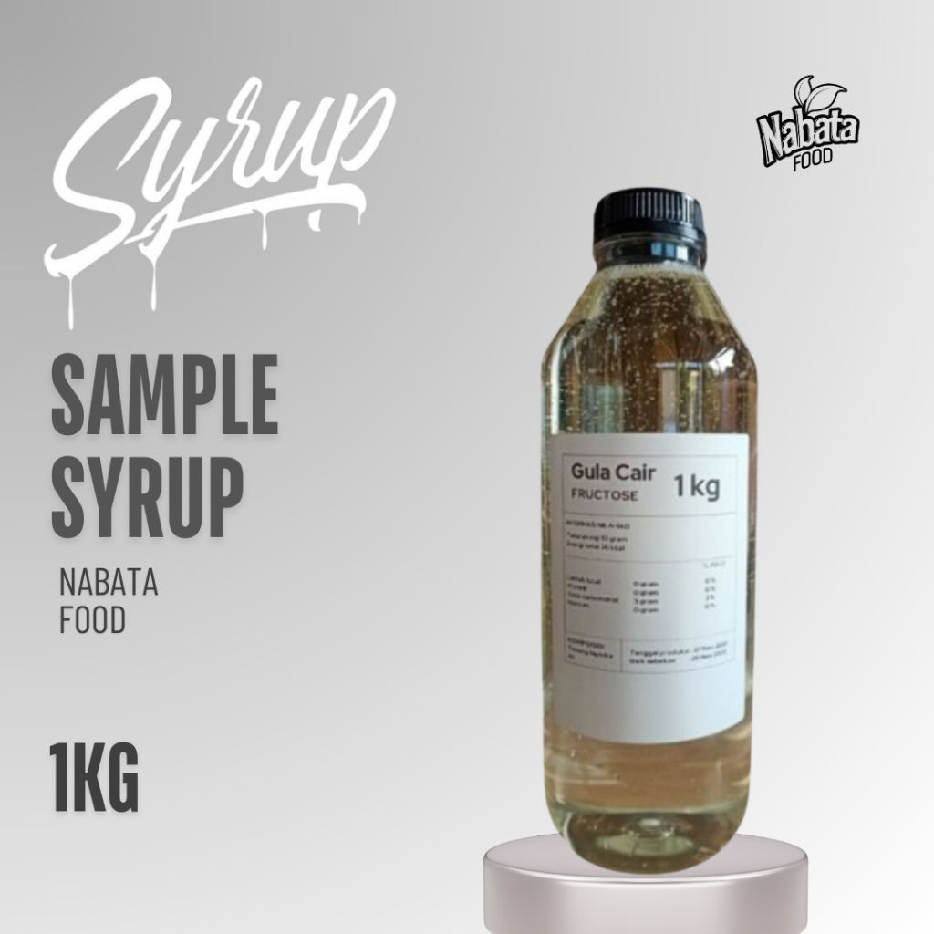 

Fructose 1 kg | Gula cair asli dari sari jagung 1 kg | Nabata