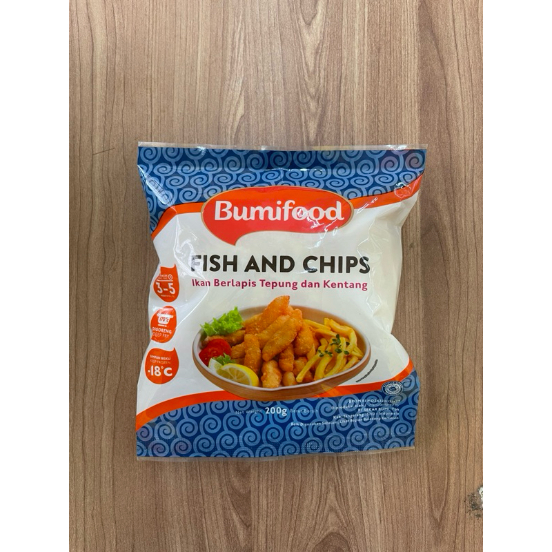 

Bumifood Fish And chips 200gr