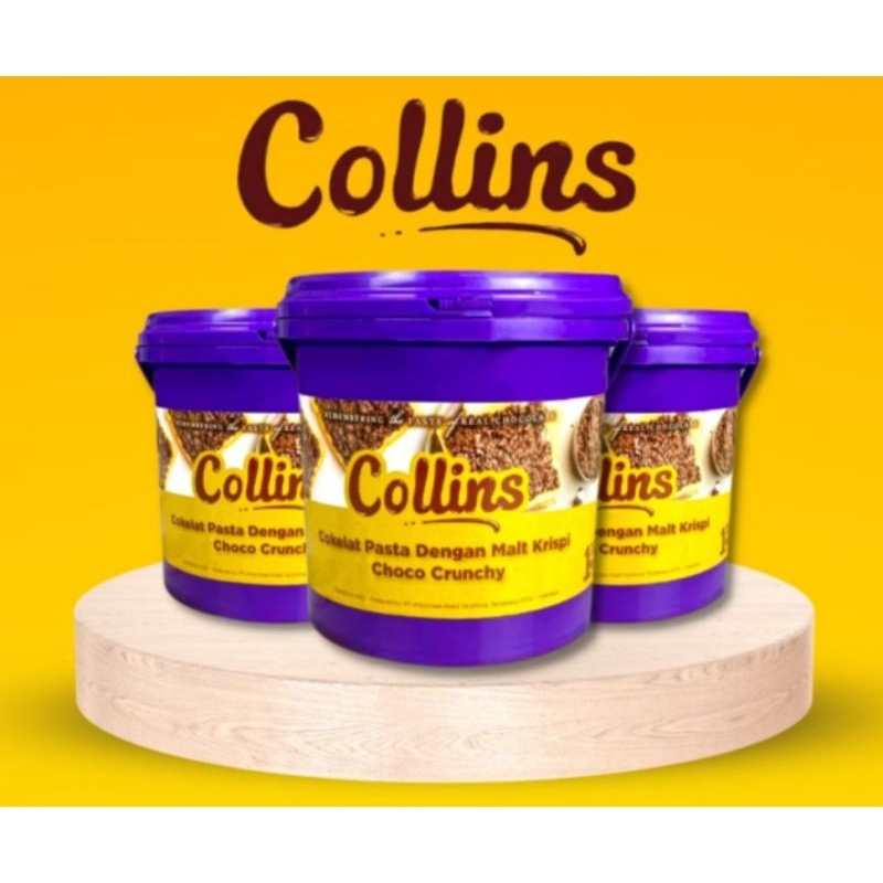 

COLLINS CHOCO CRUNCHY 1KG/ SELAI COKLAT CRUNCHY/ SELAI ROTI/