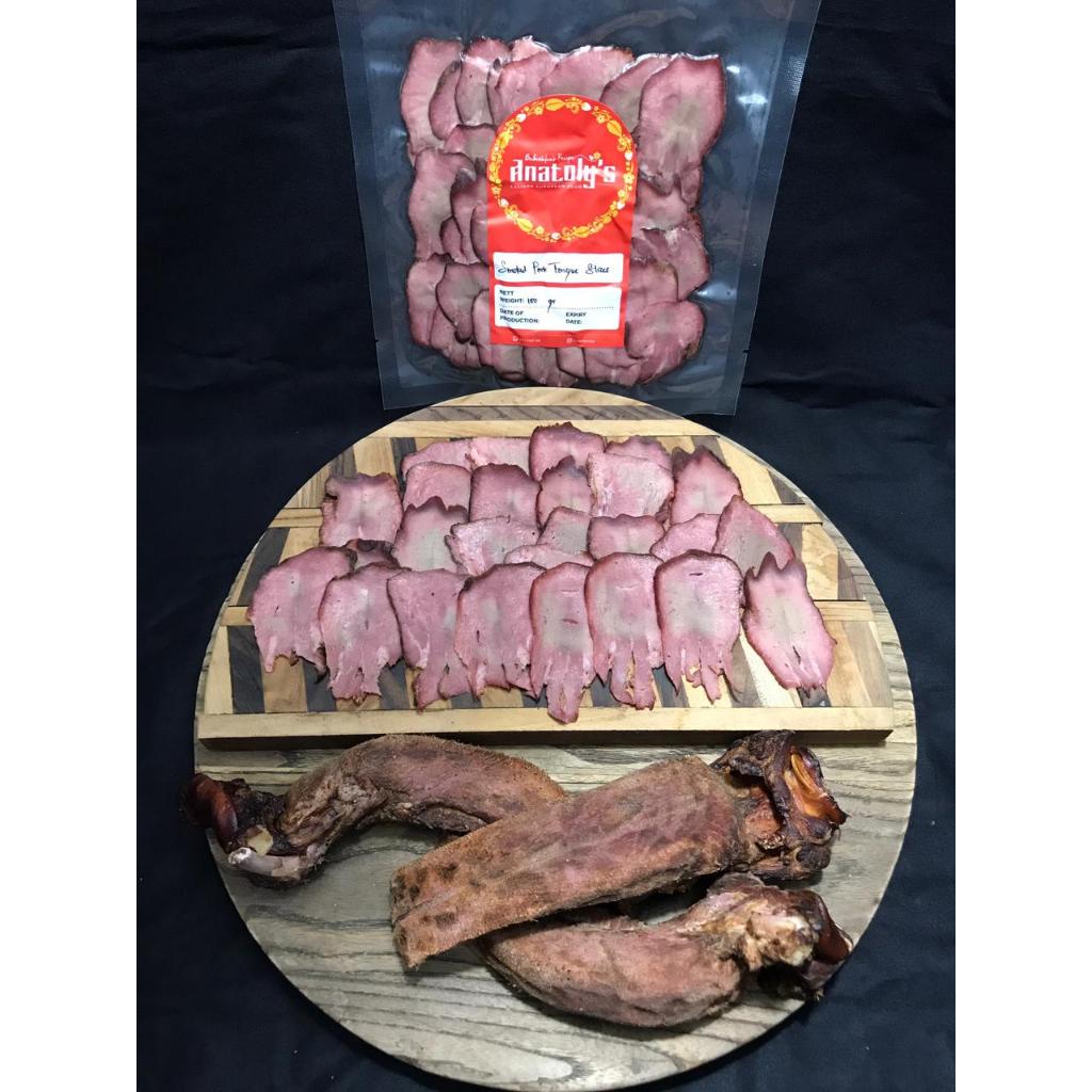 

Lidah Babi Asap / Smoked Pork Tongue / Gyutan (Slices) 100gr