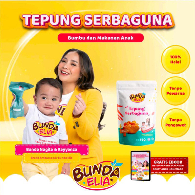 

Bumbu Bunda Elia Tepung Crispy Tanpa Penguat Rasa Tanpa Pengawet / Tepung Bumbu Serbaguna