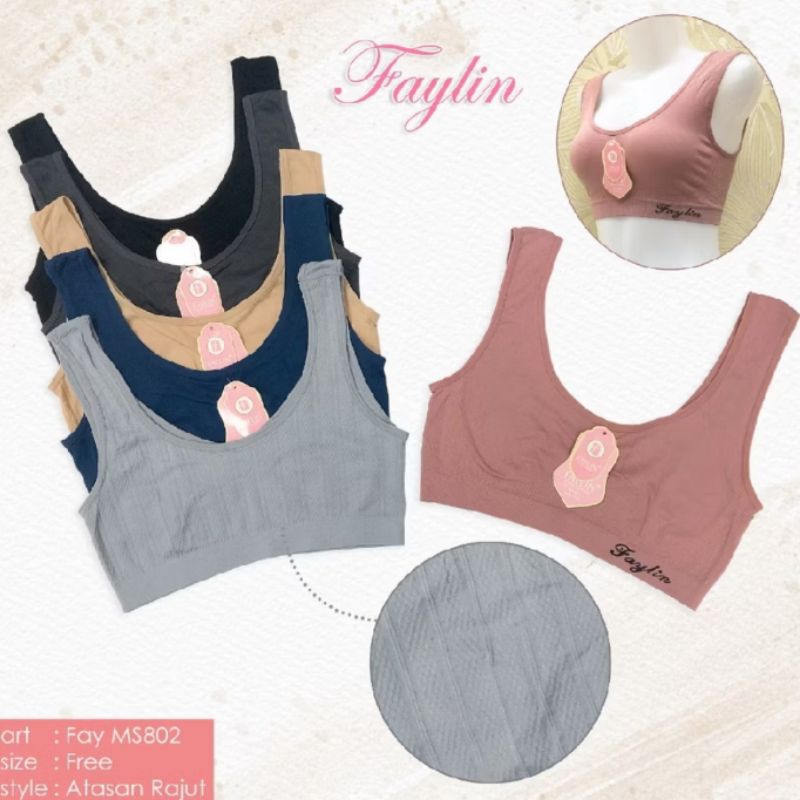 Isi 3pcs Miniset Wanita Rajut Tanpa Busa Dan Kawat Impor