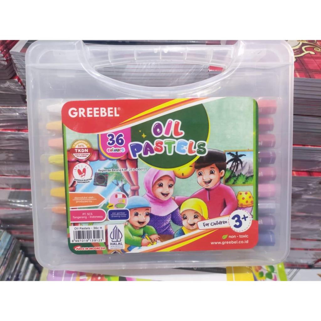 

GREEBEL Crayon 36 warna / Oil Pastel Greebel 36 Colour / Krayon Greebel 36 warna