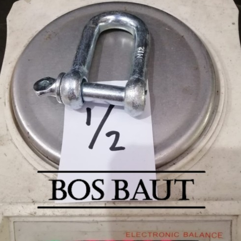 Klem Segel (1/2" - 12mm) / SEGEL D 12 mm / D SHACKLE CLAMP