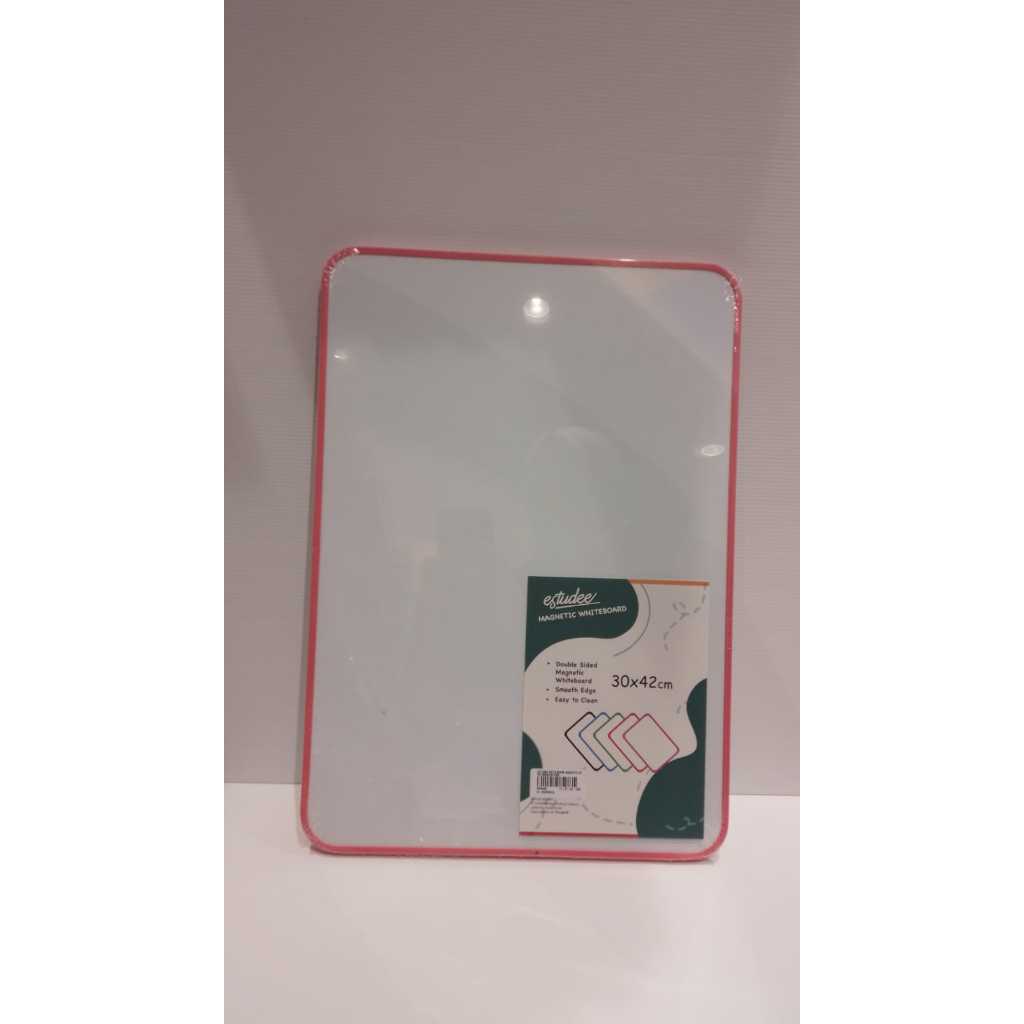 

GRAMEDIA BSD CITY - ESTUDEE WHITEBOARD MAGNETIC 2 SIDE 21X28CM PINK