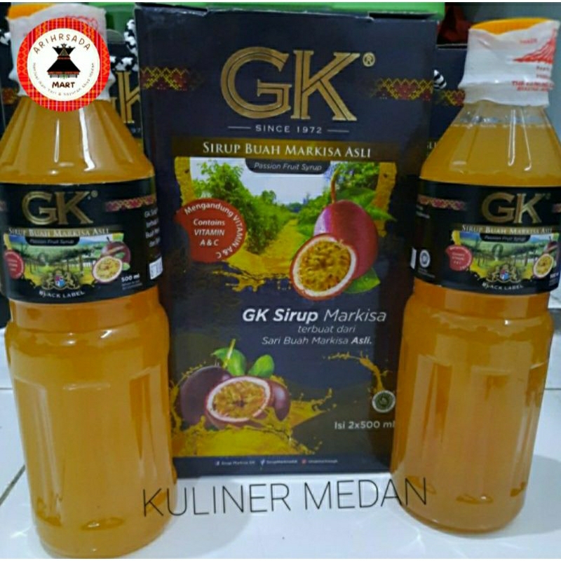 

Sirup GK Black markisah asli medan 500 ml