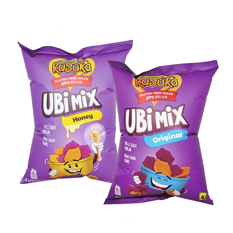 

Kusuka Ubi Mix Gluten Free Snack 40gram Kusuka UBI MIX - Keripik Ubi - 40 gr