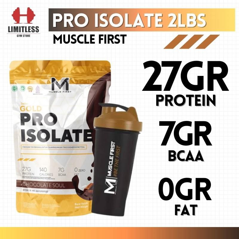 M1 PRO ISOLATE 2 LBS Susu Musclefirst Diet Cutting Terbaik BPOM Halal