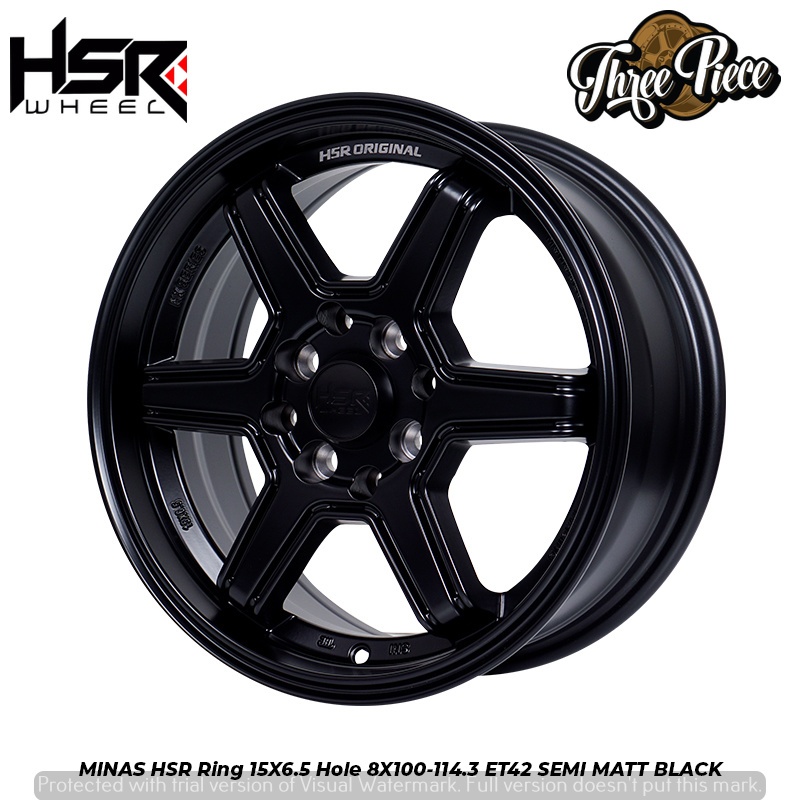 Velg Mobil Ring 15 untuk Jazz Yaris Calya Sigra Avanza Xenia Kijang | HSR MINAS R15
