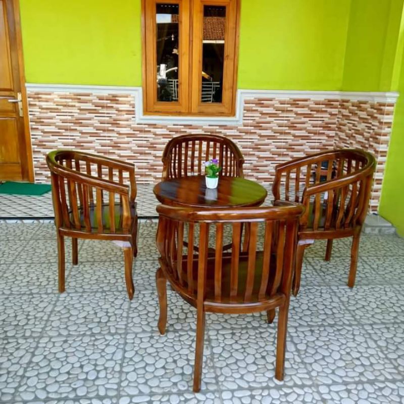 kursi teras kayu jati jepara